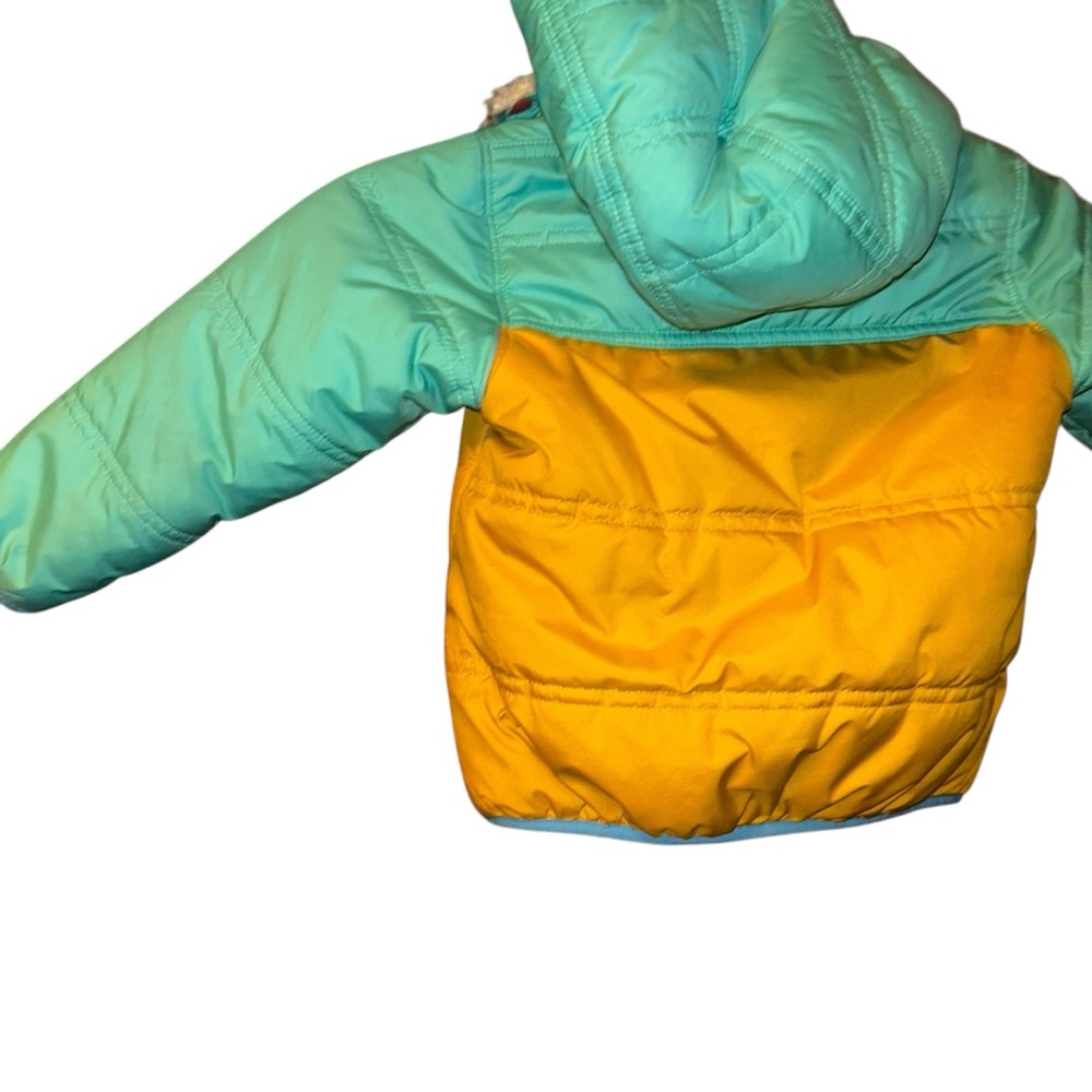 Patagonia toddler kids Reversible Tribbles Insulated Hoody coat size 2T - Picture 2 of 9